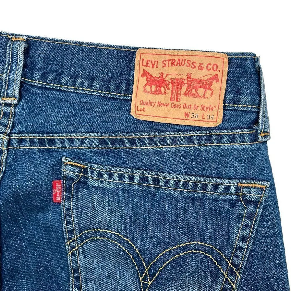 Levi's Type 1 Real‎ Loose Jeans Men's Size 38 Relaxed Fit Vintage Y2K Denim